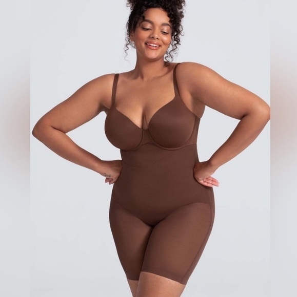 Honeylove SuperPower Short Medium Mocha - Picture 1 of 9